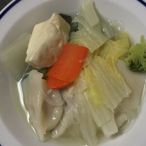 温まります☆餃子鍋